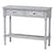 Baxton Studio Gellert Classic and Traditional Grey Finished Wood 2-Drawer Console Table 239-13484-ZORO - alternate 1